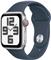 Apple Watch SE GPS+Cellular 40mm aluminium srebrna | Sztormowy Błękit pasek sportowy S/M