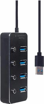 GEMBIRD Hub z przełącznikami USB 3.1 - 4 x USB 3.1