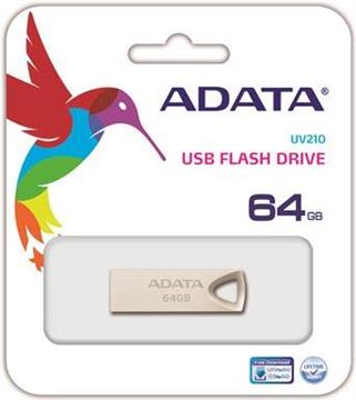 ADATA UV210 64GB USB 2.0 Metallic Aluminium