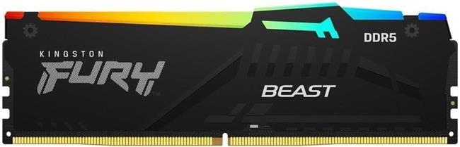 Kingston DRAM 64GB 6000MT/s DDR5 CL40 DIMM (Kit of 4) FURY Beast RGB XMP EAN: 740617335187