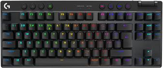 Keyboard Logitech G PRO X TKL, Brown Tactile, Lightspeed, Black, SLO g.