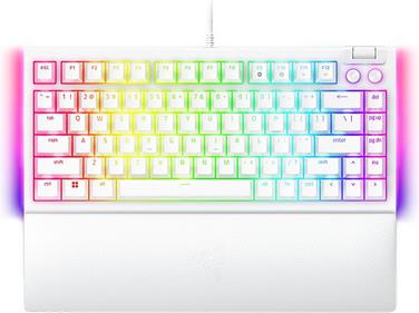 Keyboard Razer BlackWidow V4 75%, White, US SLO g.