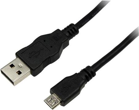 USB 2.0 kabel A->B Micro M/M 0,6m, crni