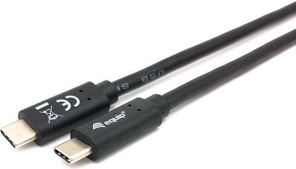 USB 3.2 Gen 1 kabel C->C M/M 1,0 m, 3A/60W, crni