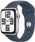 Apple Watch SE GPS 44mm aluminium srebrna | Sztormowy Błękit pasek sportowy S/M