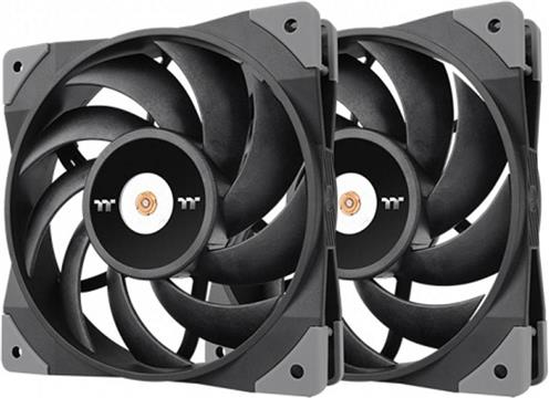 120mm Thermaltake GT12 PC Cooling Fan TT Premium Edition Black - 1 Pack