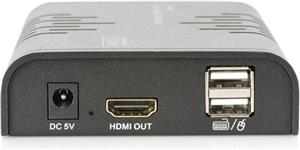 KVM HDMI Extender 120m FullHD via Netzwerkkabel Digitus Black