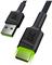 KAB USB > USB-C (ST-ST) 1,2m Green Cell Backlight Green LED Black
