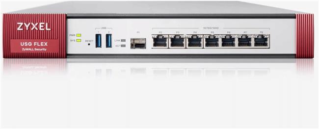 Firewall Zyxel Nebula ZYWALL USG FLEX 200 - 4xLAN 1Gbit/s + 2xWAN 1Gbit/s