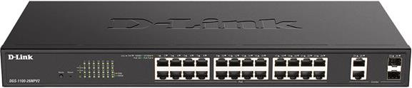 D-Link DGS-1100-26MPV2/E M RM 2xSFP PoE (370W)