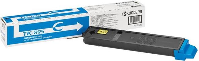 TON Kyocera Toner TK-895C Cyan bis zu 6.000 Seiten mit gem. ISO/IEC 19798
