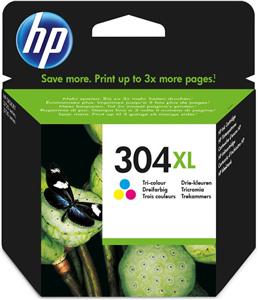 TIN HP Tinte 304XL N9K07AE Color (Cyan/Magenta/Gelb)