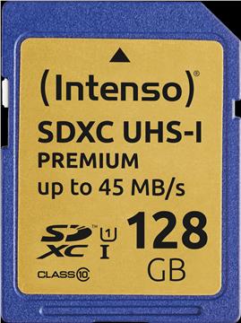 Intenso Premium - flash memory card - 128 GB - SDXC UHS-I