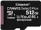 Kingston Canvas Select Plus - flash memory card - 512 GB - SDXC UHS-I