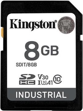 Kingston Industrial - flash memory card - 8 GB - microSDHC UHS-I