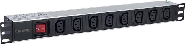 Intellinet 163620 power distribution unit (PDU) 8 AC outlet(s) 1U Black, Silver