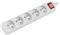 Lanberg 5 sockets PL 1.5m white with switch