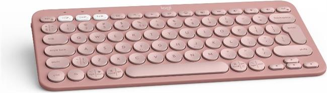 Keyboard Logitech Pebble Keys 2 K380S Multi-Device, Rose