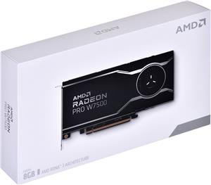 AMD Radeon Pro W7500 8GB GDDR6 Workstation Grafikkarte 4x DP 2.1