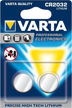 VARTA Professional Electronics Knopfzelle Batterie CR 2032 2er Blister