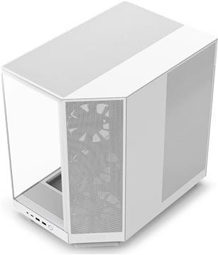 NZXT H6 Flow - Mid-Tower Airflow Case | White | Glass window