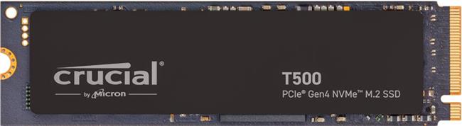 Crucial SSD Crucial T500 2TB PCIe Gen4 NVMe M.2 SSD, CT2000T500SSD8