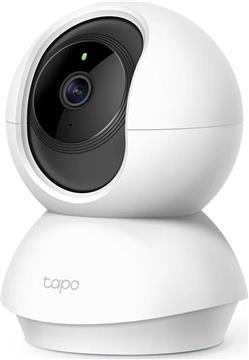 Tapo C2 Pan/Tilt Home Security Wi-Fi Camera, 2-Pack, 1080p, 2.4 GHz, Horizon.360o, Motion Detection and Notifications, Sound and Light Alarm, Remote Control, Two-Way Audio, Voice Control (Works with G