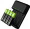 Green Cell punjač VitalCharger + 4x baterije AA 2000mAh Ni-MH