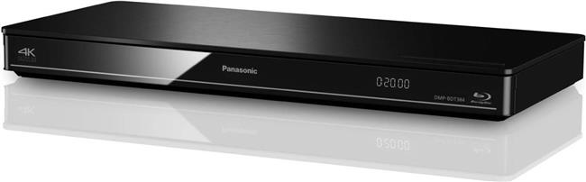 Panasonic DMP-BDT384 Schwarz 3D Blu-ray Player WLAN 4K DLNA