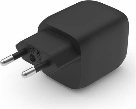 Belkin 45W Dual USB-C Charger, Power Deliver, PPS, black, universal