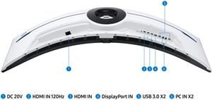 Samsung Odyssey Neo G95NC 145cm (57") 4K Curved Gaming Monitor HDMI/DP/USB 240Hz