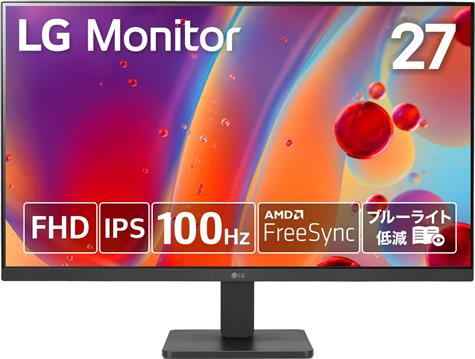 68,6cm/27" (1920x1080) LG 27MR400-B FHD IPS 16:9 100Hz 5ms HDMI VESA FreeSync Black