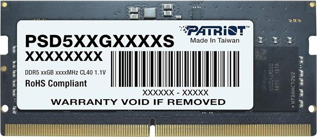 Patriot Signature Line 16GB DDR5-5600 SODIMM CL46, 1.1V