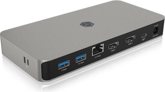 Icybox IB-DK2880-C41 docking station USB4 Type-C with dual video output