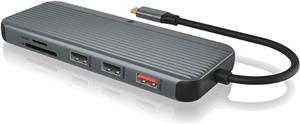 Icybox IB-DK4060-CPD docking station with triple video output