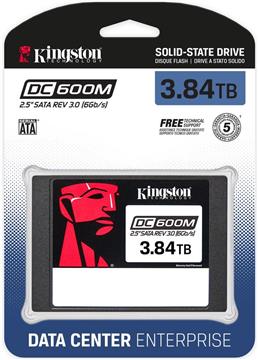 Kingston DC600M Enterprise SATA SSD 3,84 TB 2,5 zoll 3D TLC NAND