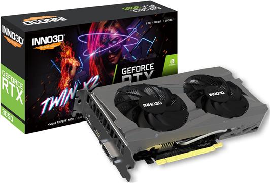 Grafička kartica Inno3D GeForce RTX 3050 Twin X2 8GB