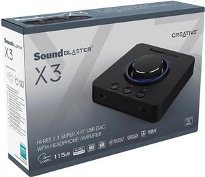 Creative Soundkarte Sound Blaster X3 SXFI extern
