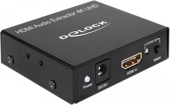 1 x HDMI A 19, 1 x DC Power 5 V, 1 x HDMI A 19, 1 x 3.5 mm, 1 x TOSLINK, 1 x RCA, 3840 x 2160 @ 30 Hz