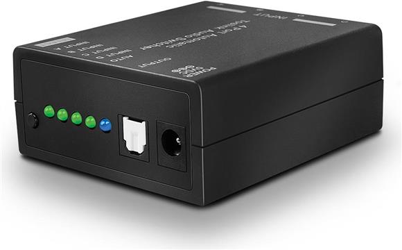 Automatic Optical Audio Switch, 32 - 96kHz, TosLink, S/PDIF, 75x65x30 mm