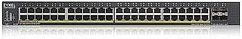 XGS1930-52HP, 48x 1G RJ-45 PoE, 4x 10G SFP+, 176 Gbps, 130.9 Mpps, 441x330x44 mm