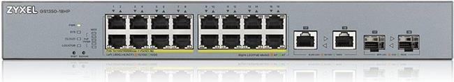 Zyxel Switch 18x GE GS1350-18HP PoE long range 250W Managed