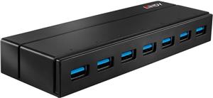 Lindy USB 3.1 Hub 7 Port with Charging Function - hub - 7 ports