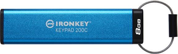 Kingston IronKey Keypad 200C - USB flash drive - 8 GB