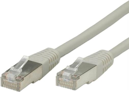 Roline VALUE Patch kabel oklopljeni Cat 6 S/FTP (PiMF) 1.0m sivi