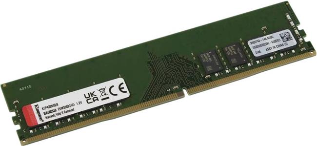 Kingston DRAM Desktop PC 8GB DDR4 3200MT/s Module, KCP432NS8/8