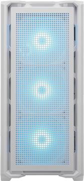 COUGAR | MX600 White | PC Case | Mid Tower / Mesh Front Panel / 3 x 140mm + 1 x 120mm Fans / Transparent Left Panel