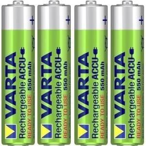 Varta Akku RECHARGE Power AAA HR03 550mAh 4St.