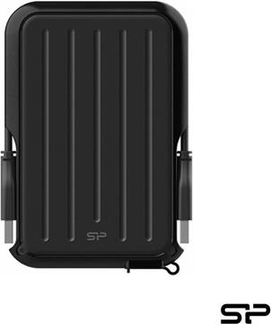 Silicon Power 6.3cm (2.5") 4TB USB3.2 A66 Shockproof Black