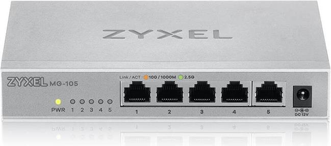 Zyxel Switch 5x Ports Desktop 2,5G MultiGig